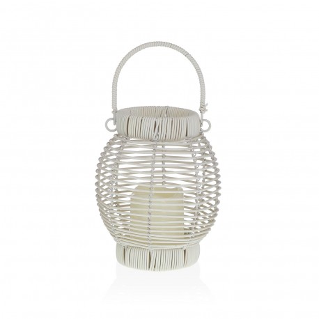 WHITE LED LANTERN 21CM
