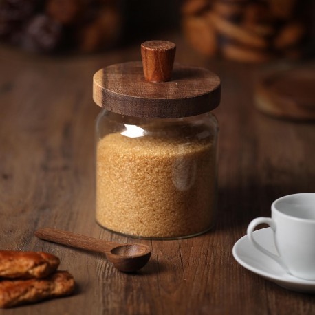 470ML GLASS JAR WITH SPOON