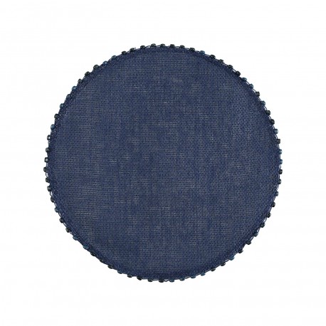 ROUND BLUE PLACEMAT