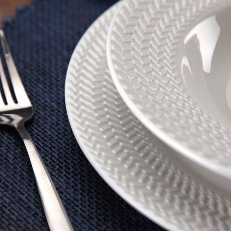 ROUND BLUE PLACEMAT