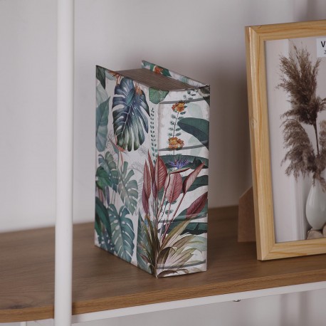 BOOK SAFE WITH CODE TROPICAL