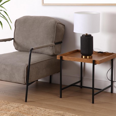 BROWN MAYLA ARMCHAIR