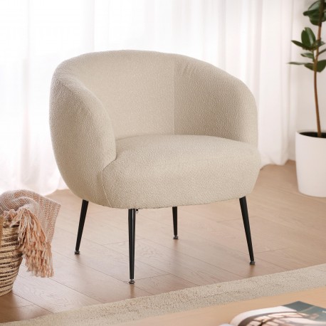 WHITE DONNY ARMCHAIR