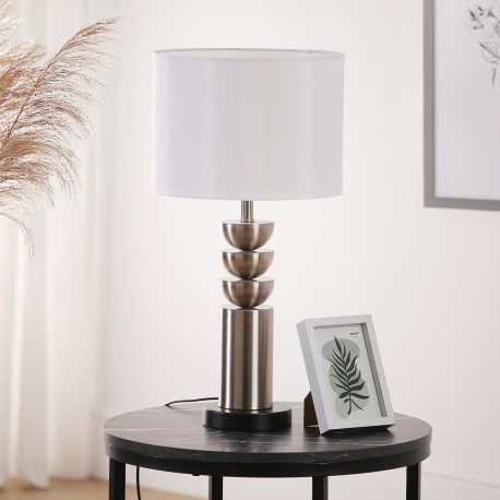 SILVER ERIS TABLE LAMP