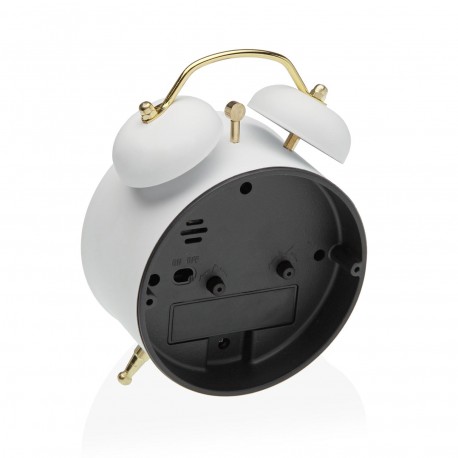 WHITE ALARM CLOCK