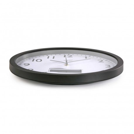 BLACK METEO WALL CLOCK