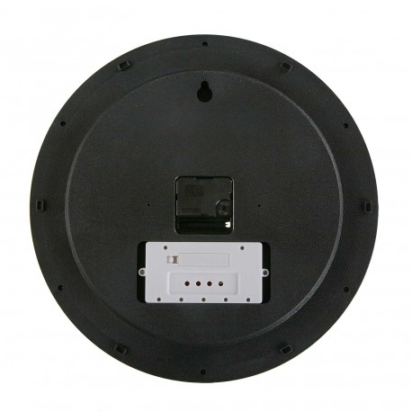 BLACK METEO WALL CLOCK