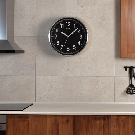 BLACK KITCHEN CLOCK "NATXITUA"