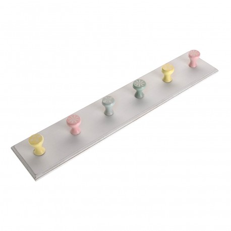 PASTEL COAT RACK 6 HANGERS