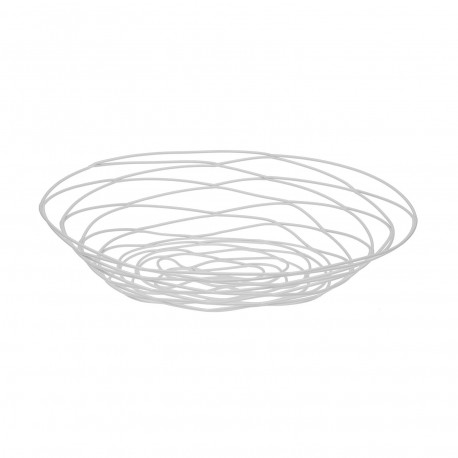 WHITE OVAL FRUIT BASKET