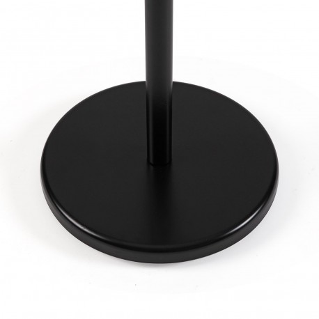 BLACK COAT STAND WITH WOOD TIPS