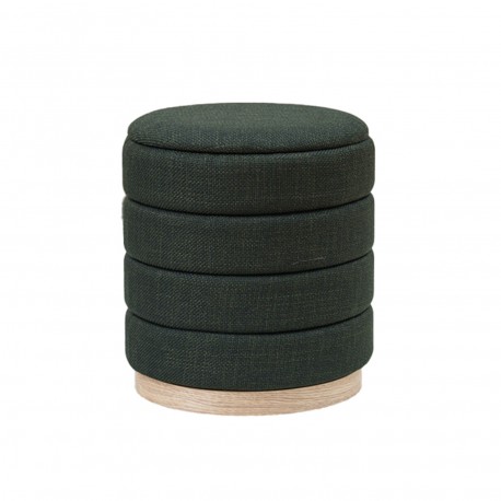 GREEN PUFF WITH STORAGE