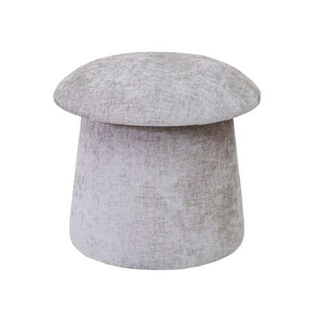 GREY PUFF WITH STORAGE