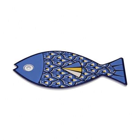 BLUE FISH SHAPED TRIVET
