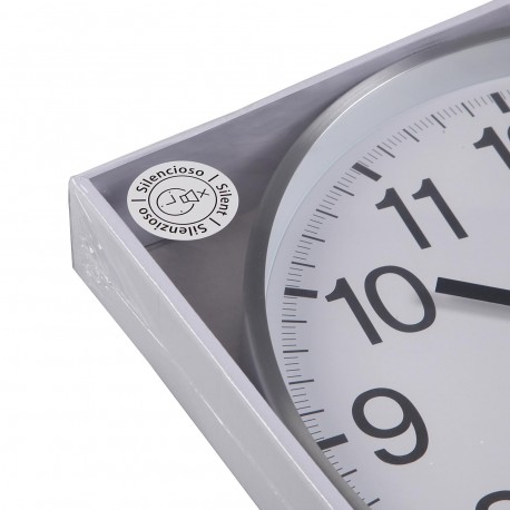 WHITE WALL CLOCK 30CM