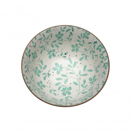 TURQUOISE FLOWER BOWL