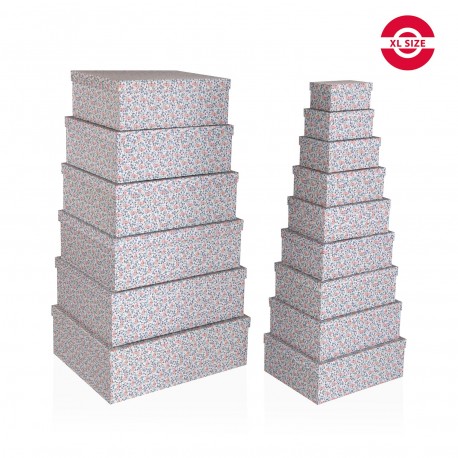 SET OF 15 FLOWERS BOXES