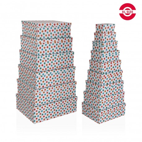 SET OF 15 FLOWER POWER BOXES