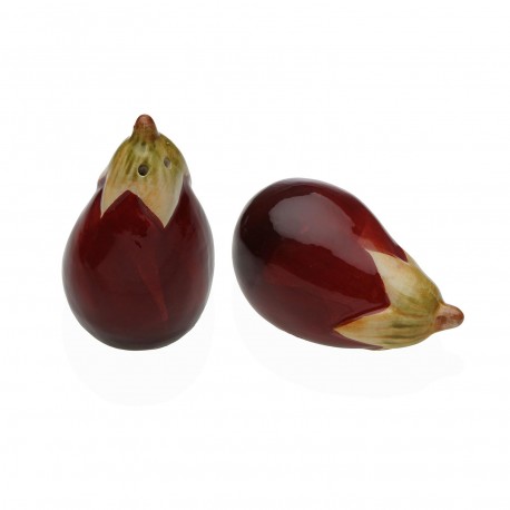 AUBERGINE SALT AND PEPPER SET