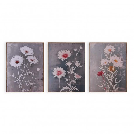 ASSORTMENT OF 3 FLOWER PICTURES 40 X 60