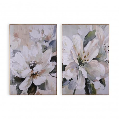 ASSORTMENT OF 2 FLOWER PICTURES 60 X 90