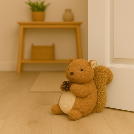 BROWN SQUIRREL DOORSTOP