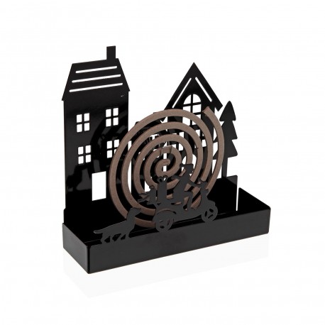 BLACK HOUSE MOSQUITO COIL HOLDER