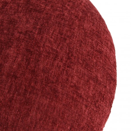 RED PUFF WITH STORAGE