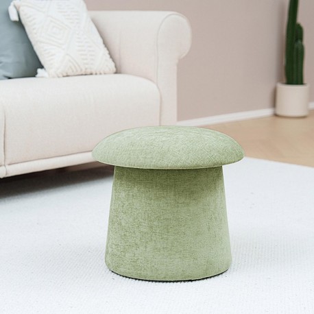 GREEN PUFF WITH STORAGE
