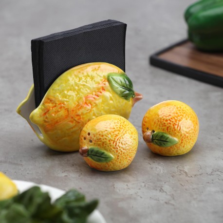 LEMON SALT AND PEPPER SET