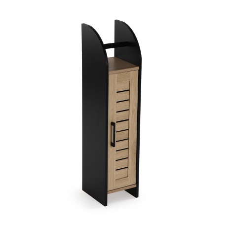 BLACK BATHROOM ORGANISER SHELF