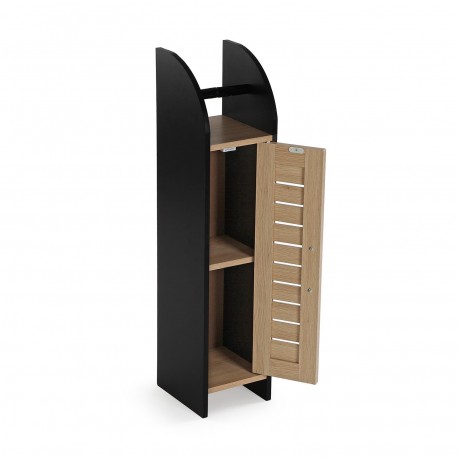 BLACK BATHROOM ORGANISER SHELF