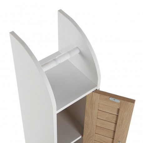 WHITE BATHROOM ORGANISER SHELF