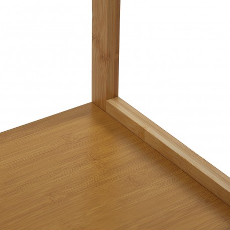 BAMBOO SHELF WITH MIRROR