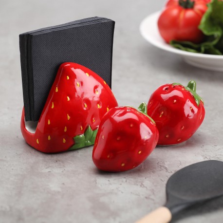 STRAWBERRY NAPKIN HOLDER