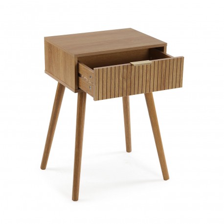 NOLAN WOOD BEDSIDE TABLE