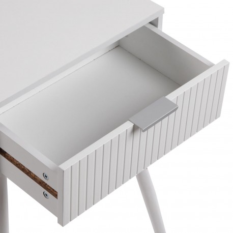 NOLAN WHITE BEDSIDE TABLE