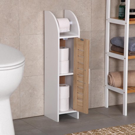 WHITE BATHROOM ORGANISER SHELF