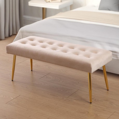 TIRSA BEIGE BED BENCH