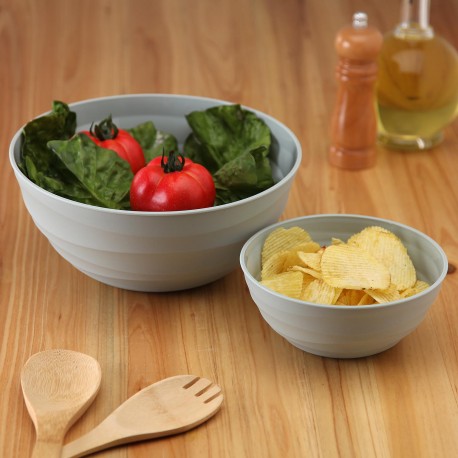 LARGE BLUE SALAD BOWL