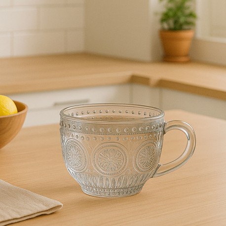 SUNFLOWER GLASS CUP