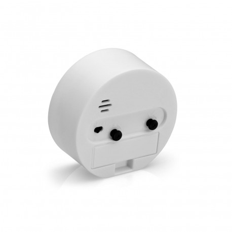 WHITE ALARM CLOCK 8.5 CM