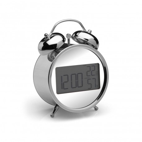 SILVER ALARM CLOCK