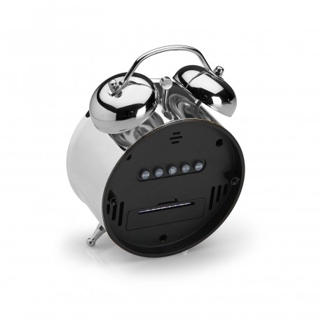 SILVER ALARM CLOCK
