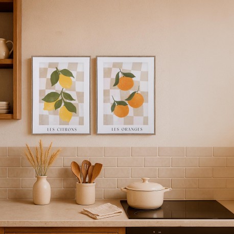 FRAMED CANVAS PRINT 30X40 ORANGES