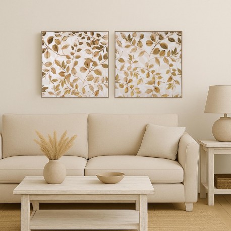 FRAMED CANVAS WITH PRINT 50X50 ASSORTED