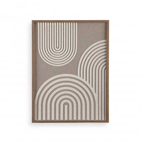 FRAMED CANVAS 45X60 FLAREY