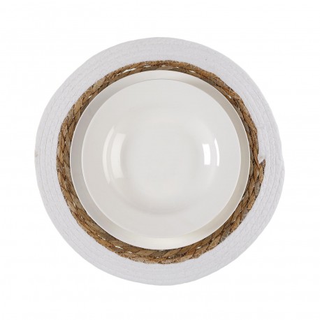 WHITE PLACEMAT 35CM