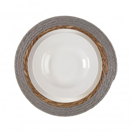 GREY PLACEMAT 35CM