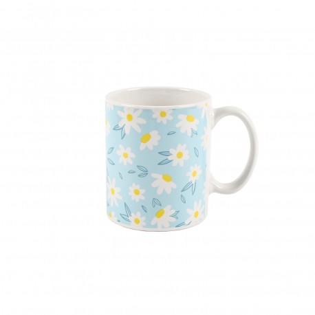 BLUE DAISY TEA MUG